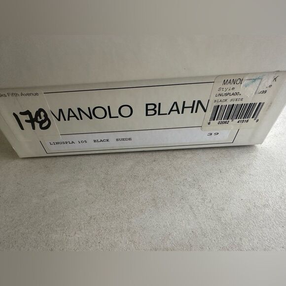Manolo Blahnik Linuspla 105 Suade Pointy Ankle Boots Size Eu 39 - Picture 8 of 12
